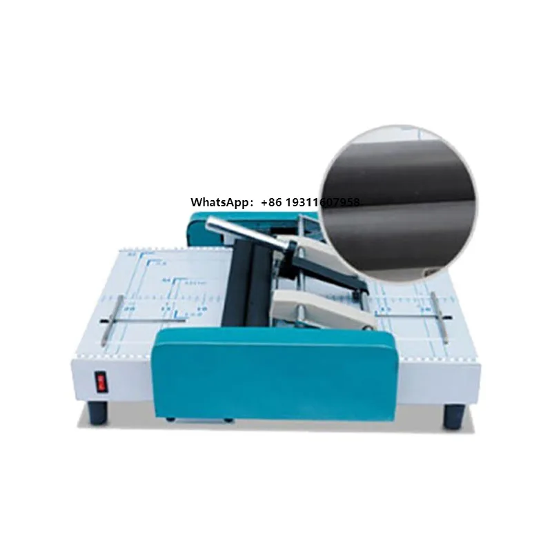 

WD-ZY-1A) Office White Color Professional Manufacturer Desktop NoteBook Booklet Binding and Folding Stapler Machine