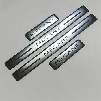 Samolepky pro Renault Megane Prahové lišty/ochranné lišty na práh auta Prahové lišty na pedál 2009~2024 10 nejlepší prodej Renault Mégane 4-body kit - №6
