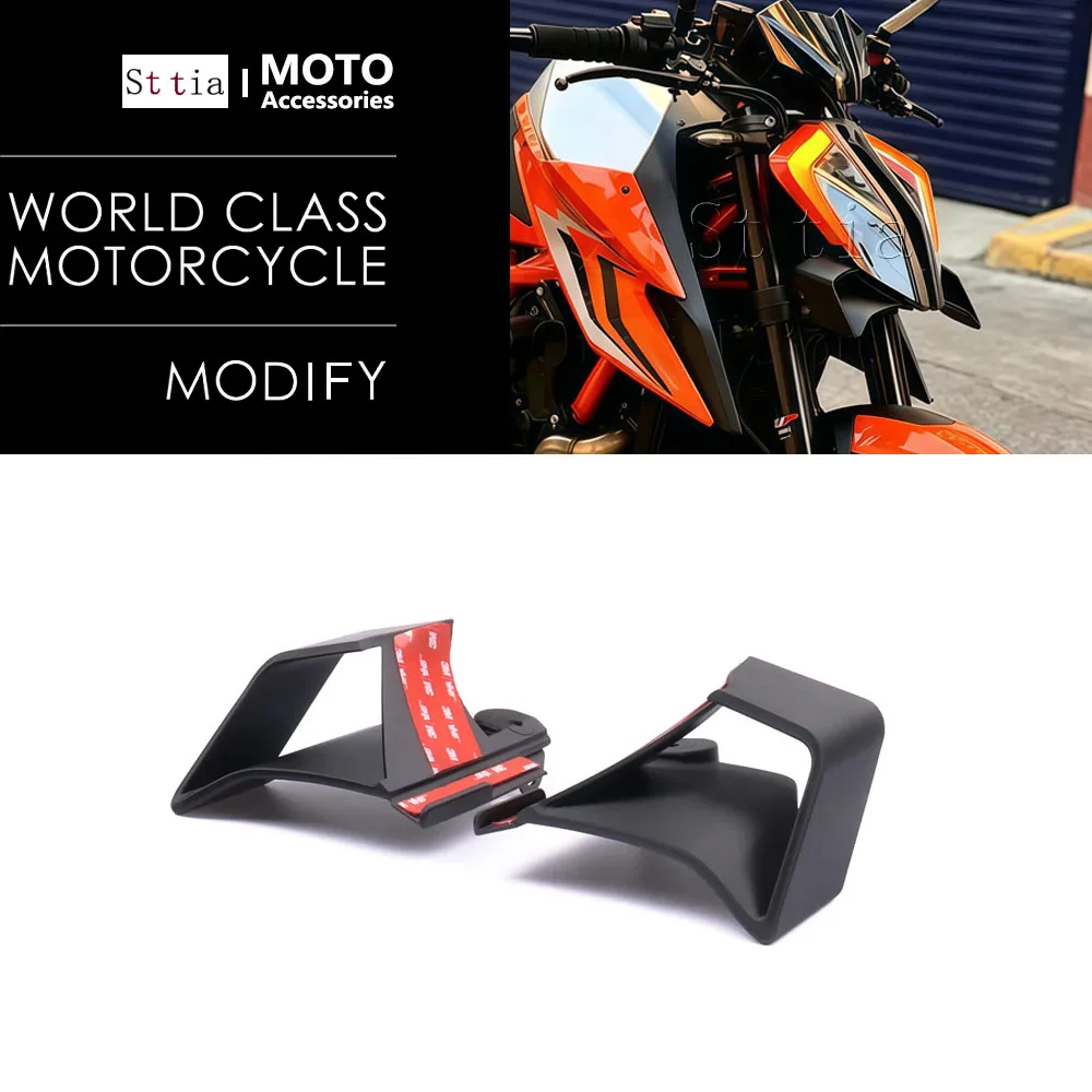 For 1290 Super Duke R 2024-2021 New Motorcycle Wing Downforce Naked Frontal Spoilers 1290 Super Duke RR Lower Frontal Spoiler
