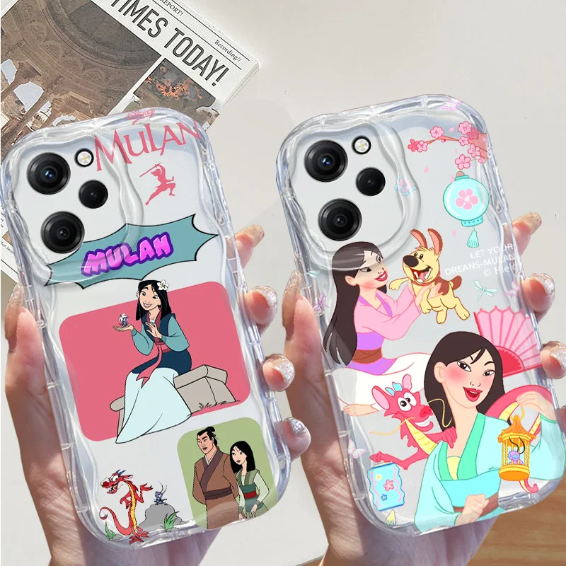 เคสโทรศัพท์มือถือ Disney Funny Mulan สำหรับ Oppo Realme 5 6 7 8 10 11 12 6I Pro Plus (ทั่วโลก) C2 11 12 15 2021เคสซิลิโคน