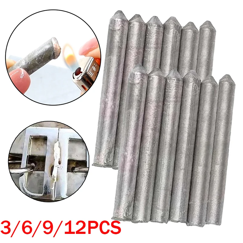 Universal Low Temperature Welding Rods Set, Easy Melt Soldering Sticks for Copper, Iron and Stainless Steel GJ0165DNB