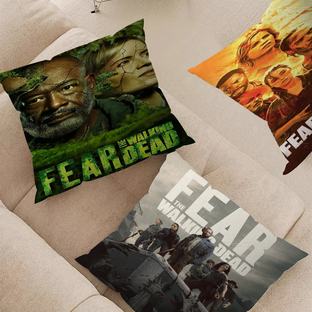 Fear The Walking Dead Personalized Pillow Cover Kids Bedroom Wild Party Decor Pillowcase Kid Birthday Shower Gift