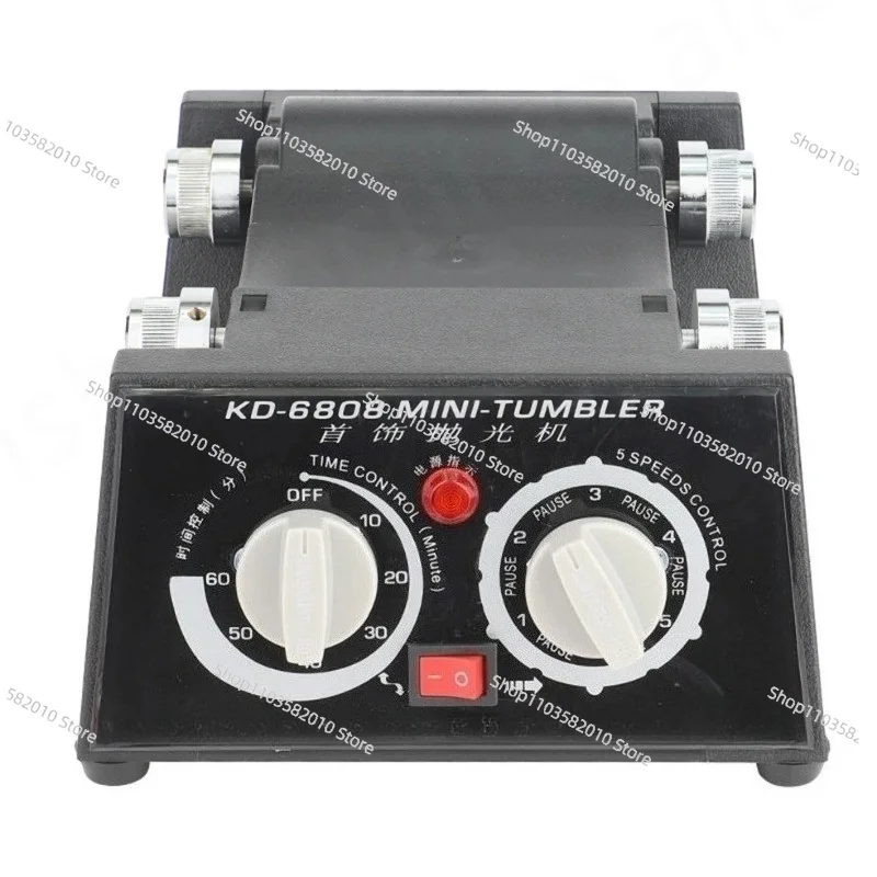 Gold Silver Jewelry Drum Polishing Machine Ancient Coins Rolling Polisher New for Manufacturing Plant Features Motor Engine Gear