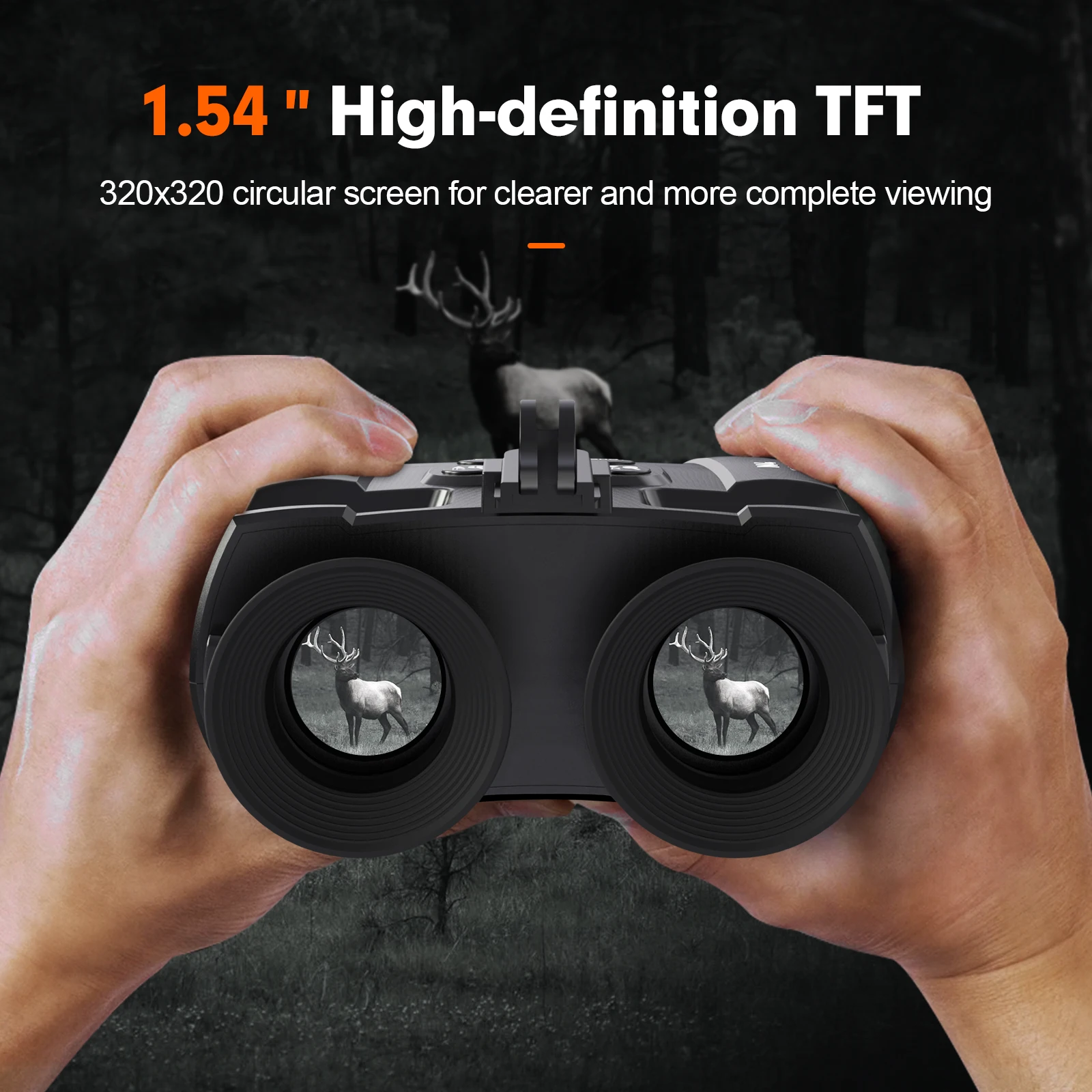 4K-Nachtsichtfernglas, 5-facher Zoom, 300 m Dunkelbeobachtungsdistanz, unterstützt 1080P Full HD-Videoaufzeichnung (GTMEDIA N4) – Detail 13