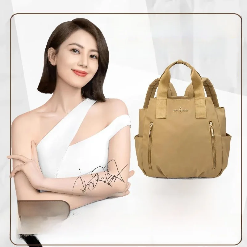 

Casual Large Capaci Women's Bapa Commuter Travel Bag Multi-ket Leisure Candy Sle Nylon Pure Color Daily Use