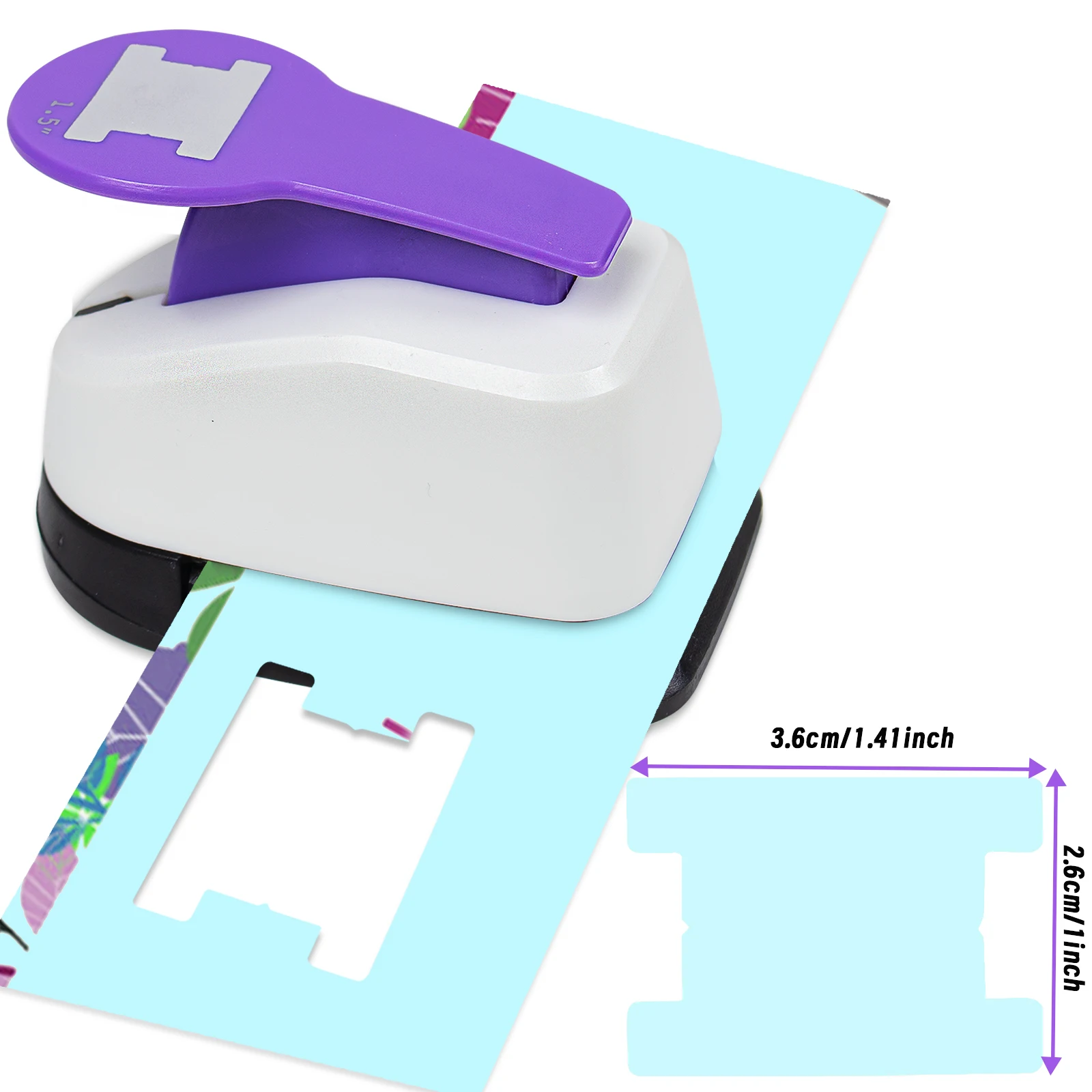 Tab Tag Maker Planner Punch Board mini Craft Puncher Craft Paper Cutter DIY Index Tabs Puncher Tag Punch Paper Punch for Paper C