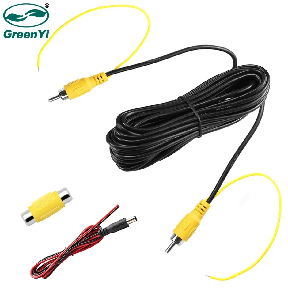 Ownice Upgraded Double-Shielded RCA Video Cable for Monitor and Backup Rear View Camera Connection 6m 10m 15m 20m AV Extension