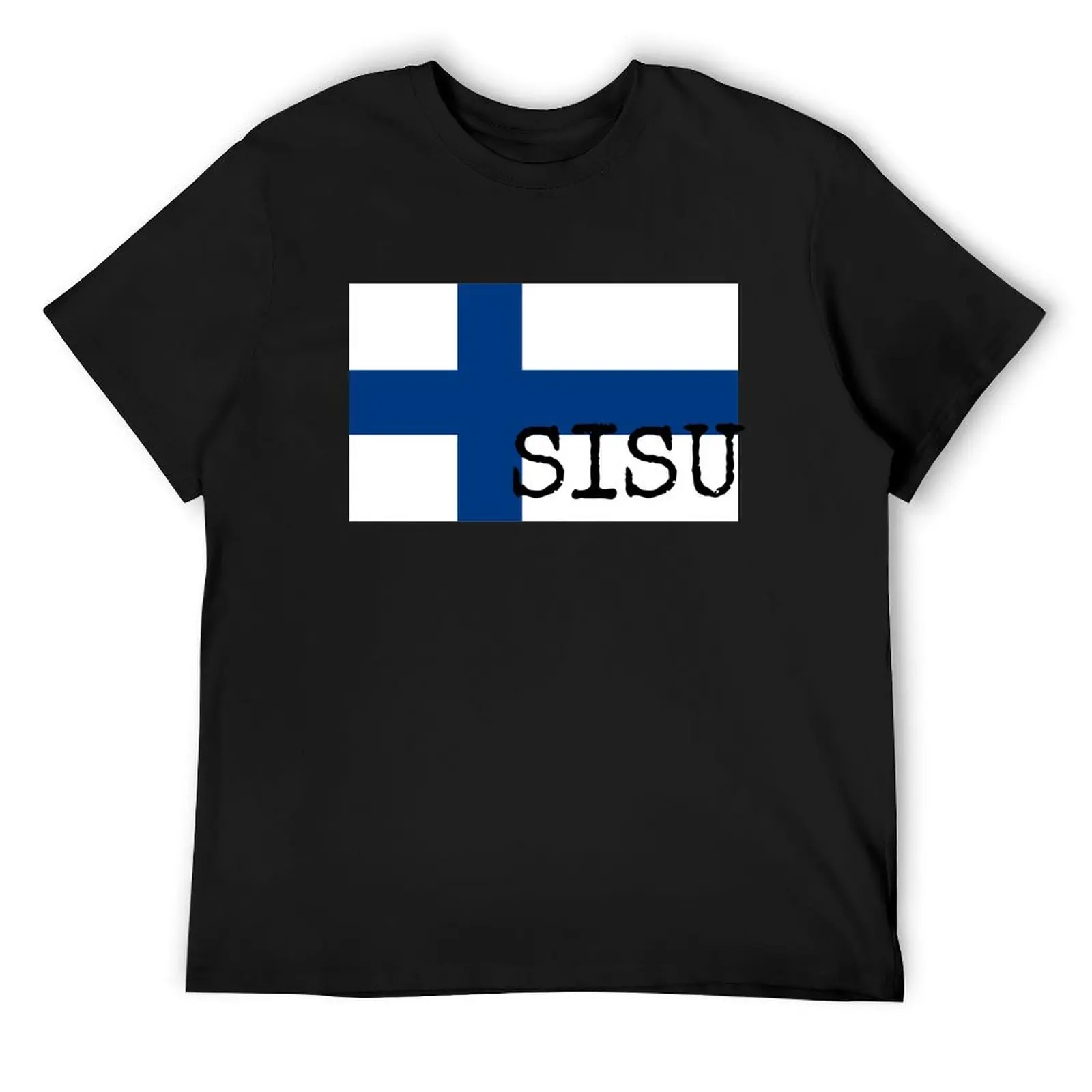 Sisu Finnish Flag T-Shirt hippie clothes plus size clothes vintage anime shirt boys whites mens big and tall t shirts