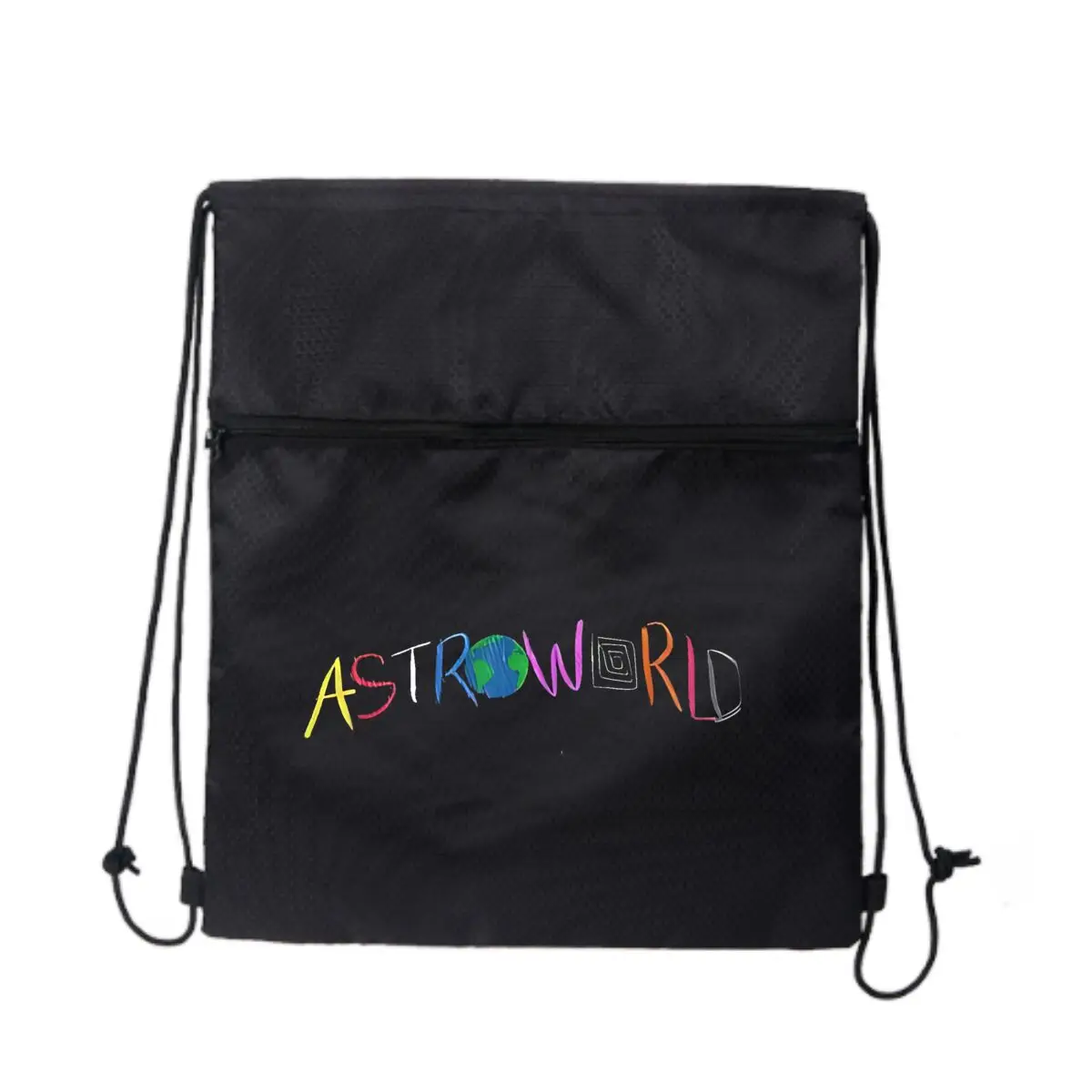 

Travis-Astroworld Простой рюкзак для занятий спортом на открытом воздухе с карманом на шнурке Мужской и женский рюкзак для фитнеса