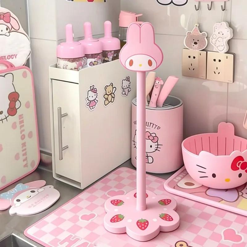 

Sanrio New My Melody Kitchen Paper Towel Holder Storage Vertical Good Looks Fashion Trend Atmosphere Girly Heart Sweetness Cute