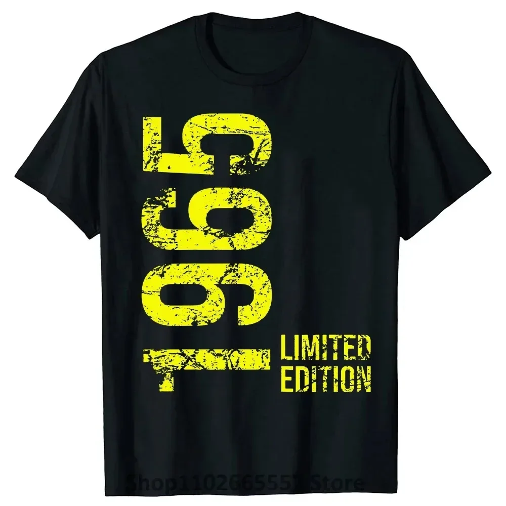 Awesome Vintage 1965 Cotton Men\'s T-shirt Graphic Streetwear Short Sleeve Birthday Gifts Summer Style LIMITED EDITION