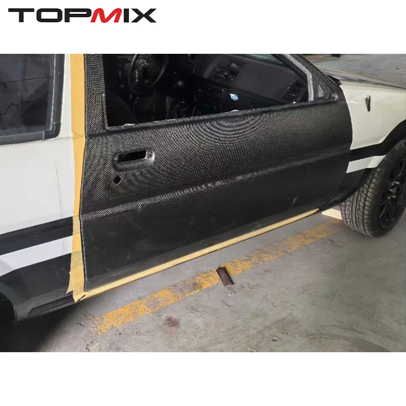 For Toyota Sprinter Trueno AE86/Corolla Levin Original-Style Carbon Fiber Car Door Panels (High-Quality Lightweight New Part)