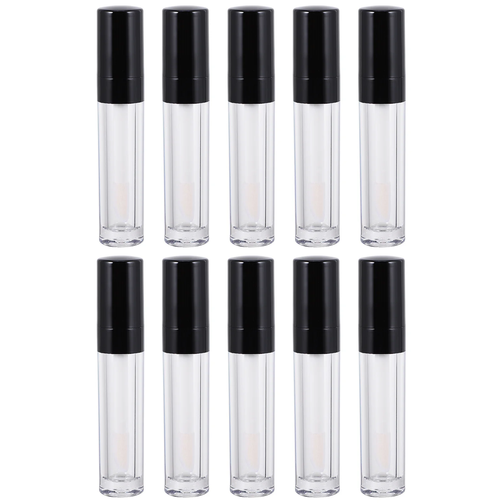 10Pcs 8Ml Lip Gloss Bottle Refillable Portable Vials for Lip Oil Liquid Blush Perfume DIY Makeup
