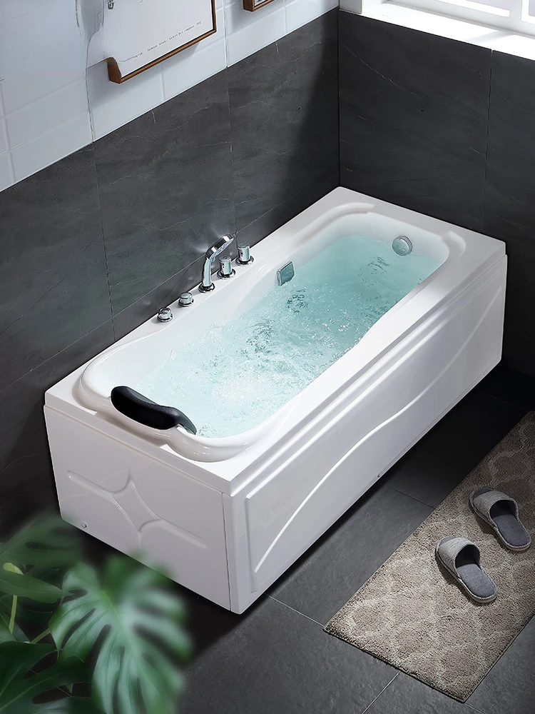 

Household Small Apartment Bathroom Adult Acrylic Jacuzzi Mini Bath 1.2-1.8M