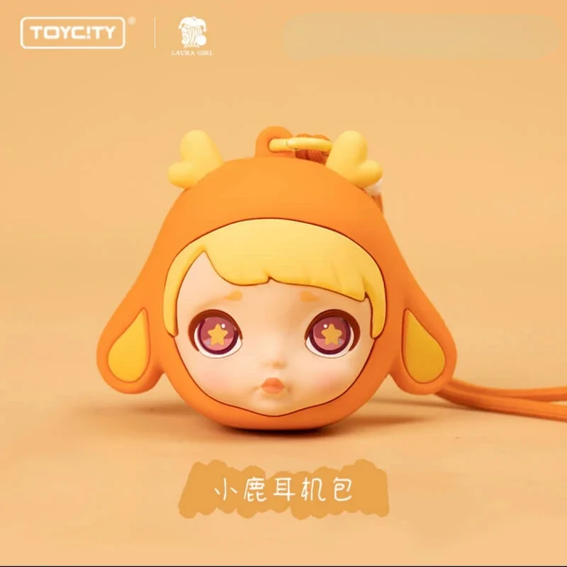 

Original LAURA Animal Headphone Bag Series Blind Box Toys Cute Mistery Box Surprise Box Action Figure Kawaii Birthday Gift