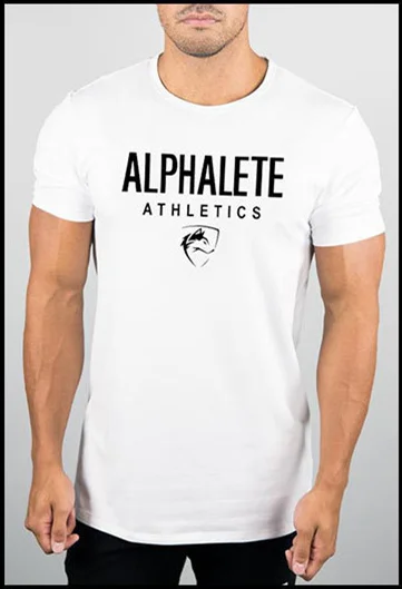 Men Muscle Tshirt Bodybuilding Fashion Cotton Shirts for Men Workout Casual Daily Wear Streetwear