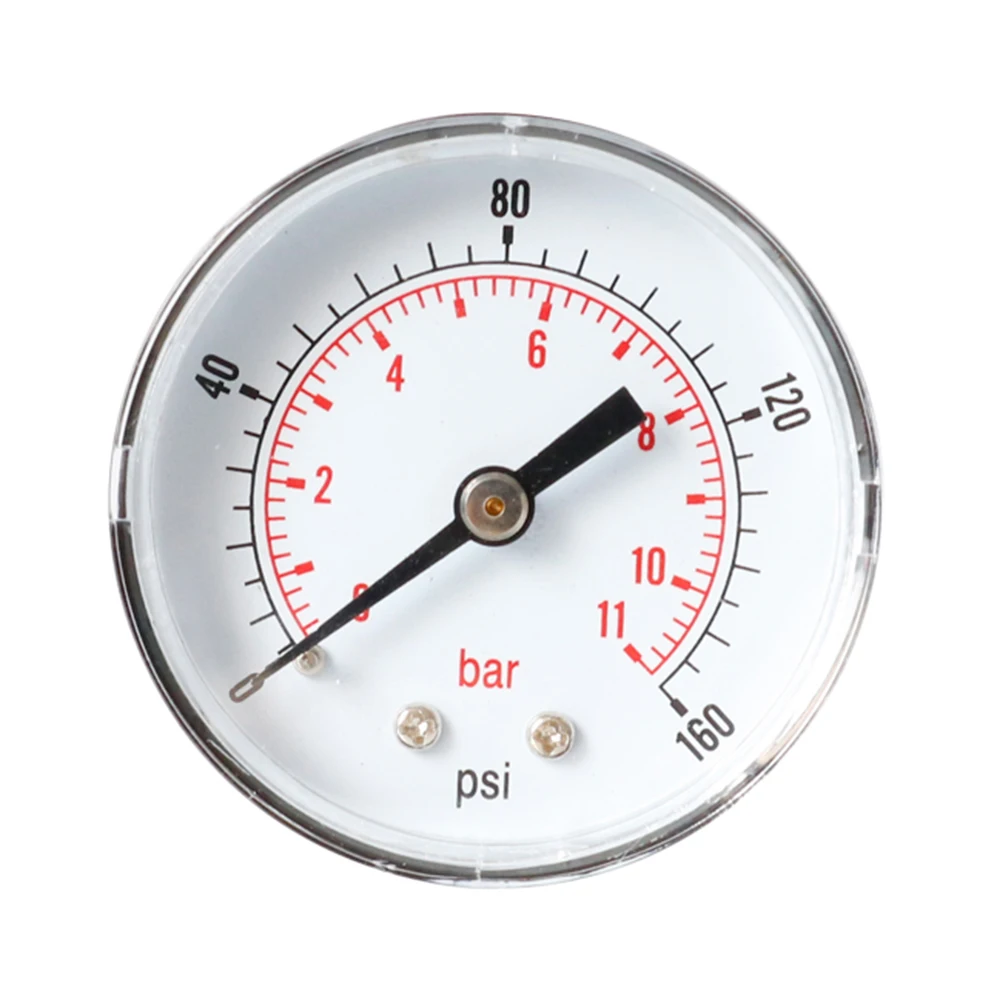 50mm 0~60psi 0~4bar Pool Filter Water Pressure Dial Hydraulic Pressure Gauge Meter Manometer 1/4\