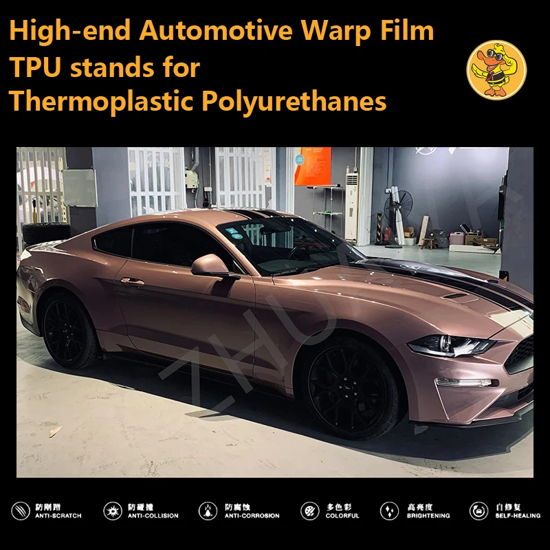 

High-end Automotive TPU car stickers vinilo adhesivo para auto vinyl wrap covering film voiture Colour Iceberry Powder 1.52*15M