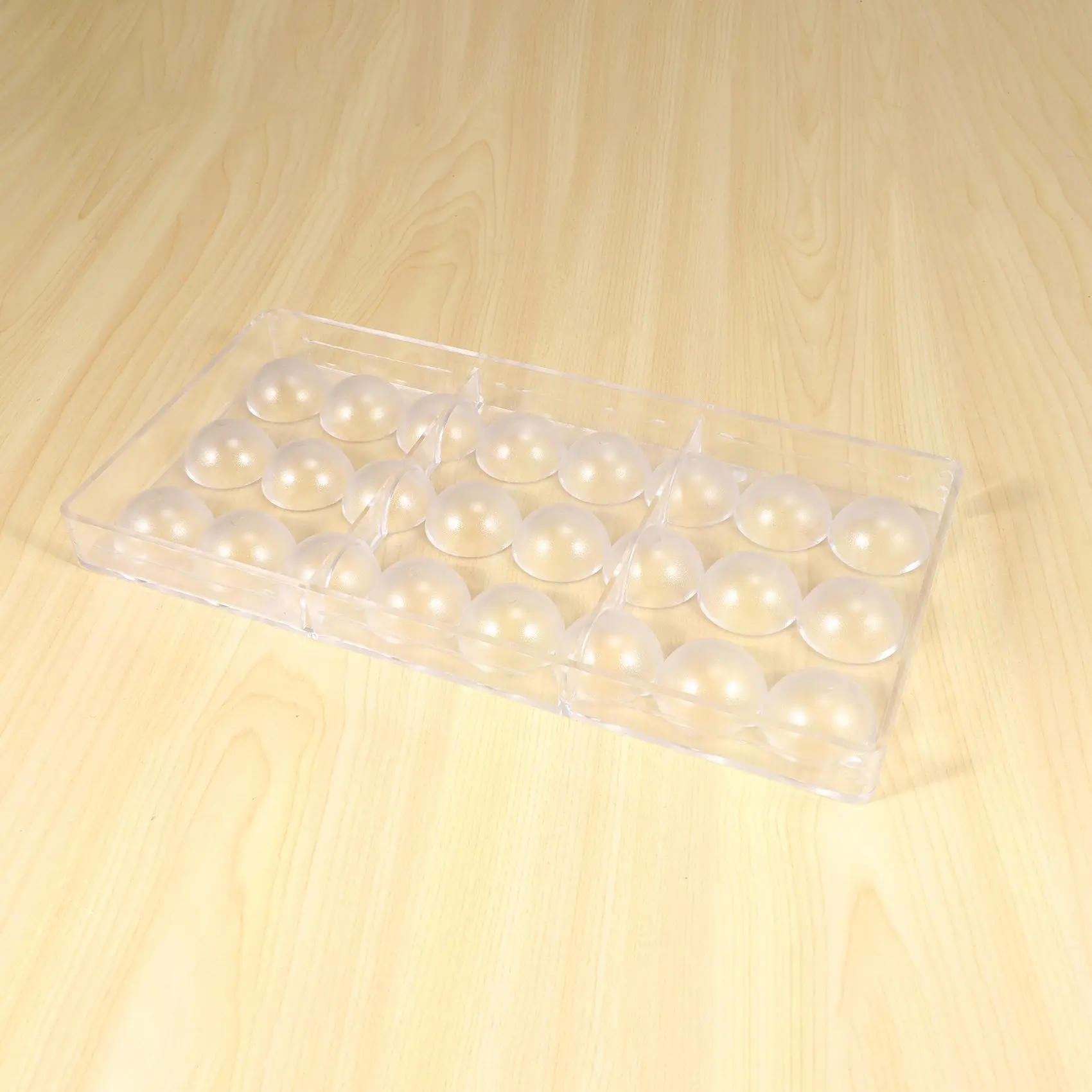 X10A 24 Holes Semi Sphere Chocolate Mould Polycarbonate Chocolate Bar Mold Half Ball Candy Maker Mold Bakeware