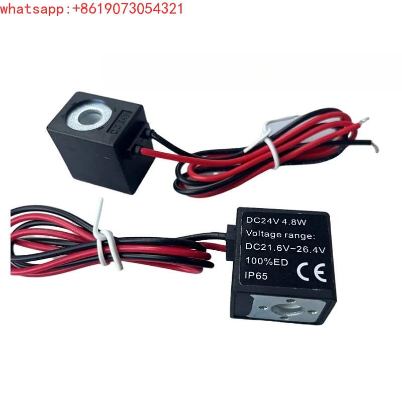 Pneumatic componentsVoltage rangeDC24V 4.8W solenoid valve coil AC220V 6.0VA outlet type