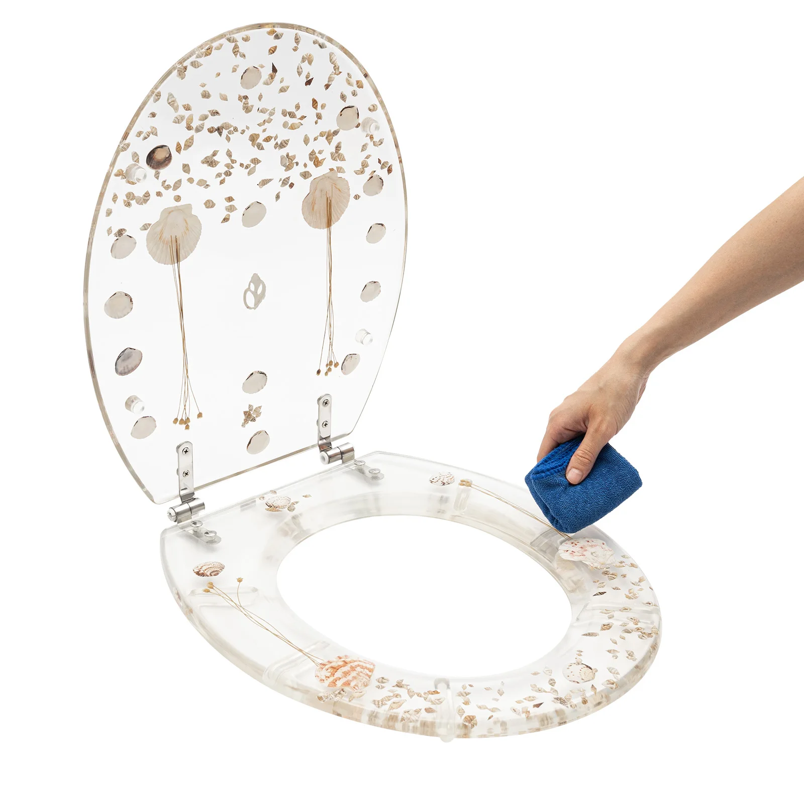 

Чехол на сиденье унитаза из смолы, крышка унитаза с петлями, чехол для унитаза дома, гостиницы, больницы