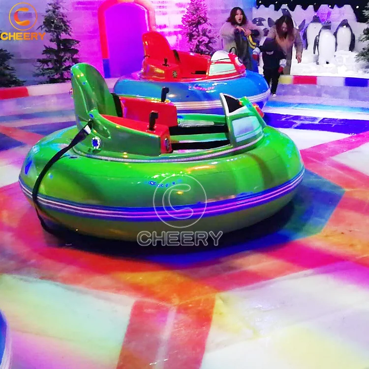 Fun Amusement Park Spin Zone Electric Ice Dodgem Battery Inflatable UFO Bumper Cars with Remote Control