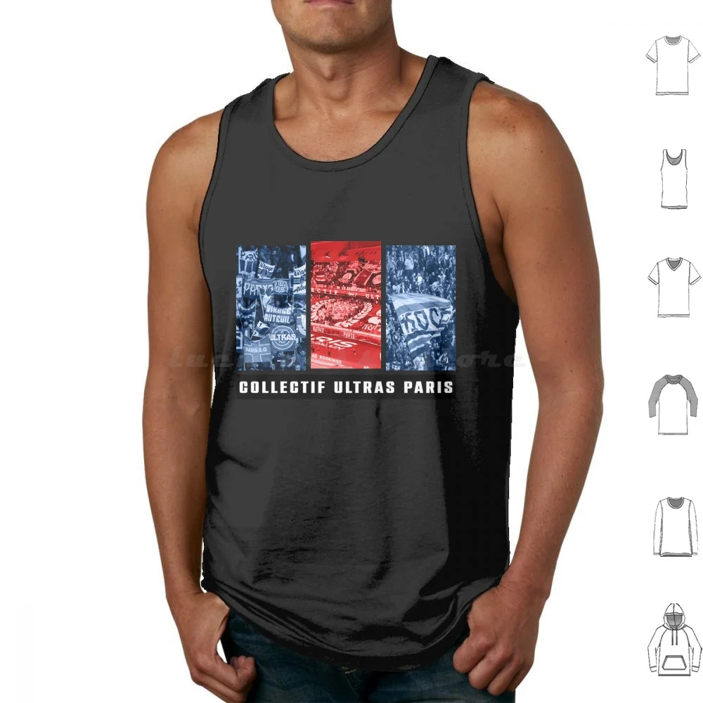 Ultras Paris Collective Tank Tops Vest Sleeveless Paris Sg Paris Is Magical Fans Go Paris Paris 1970 1970 Lovers Auteuil Bend