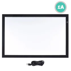 A2 Digital Graphics Pad LED Drawing Tablet Light Pad CopyBoard Electronic Art Graphic Painting Writing Table Stepless Brightness