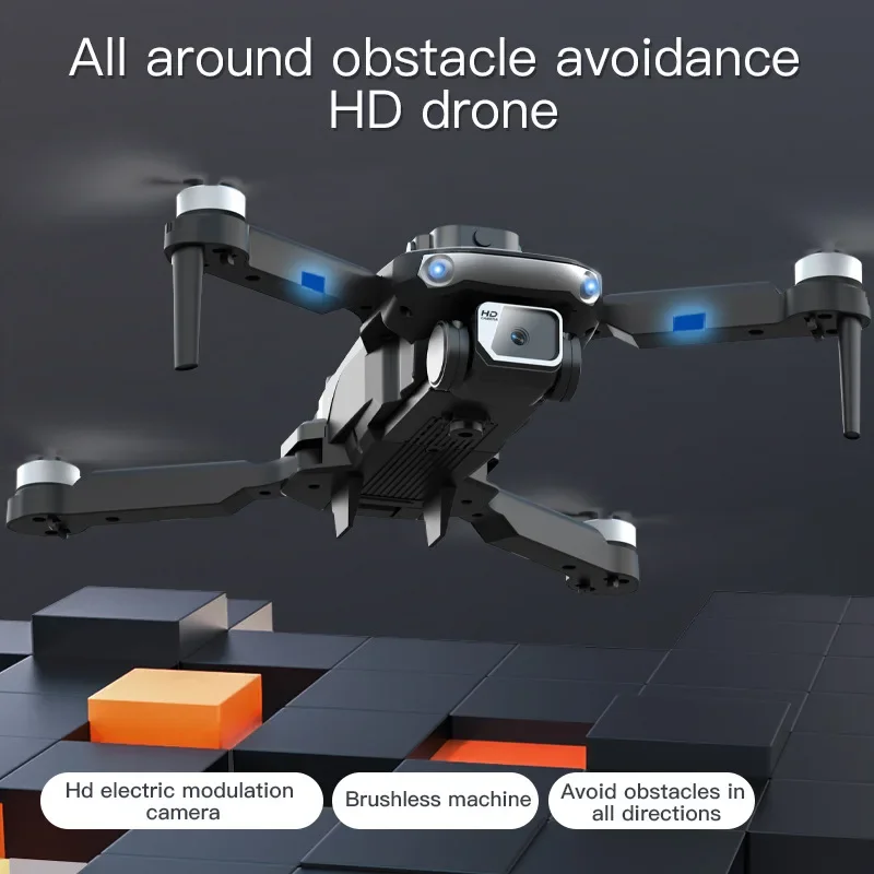 High definition obstacle avoidance drone optical flow electric adjustment dual camera brushless motor aerial photography