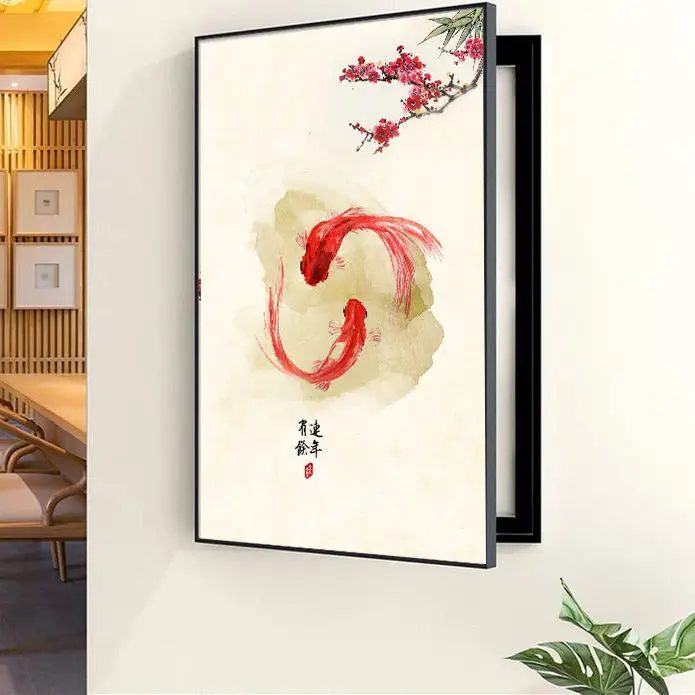 Decorative Painting of Meter Electric Box Covers Modern Creative Pictures Poster Mural With Frame Home Live Room Wall Art Custom