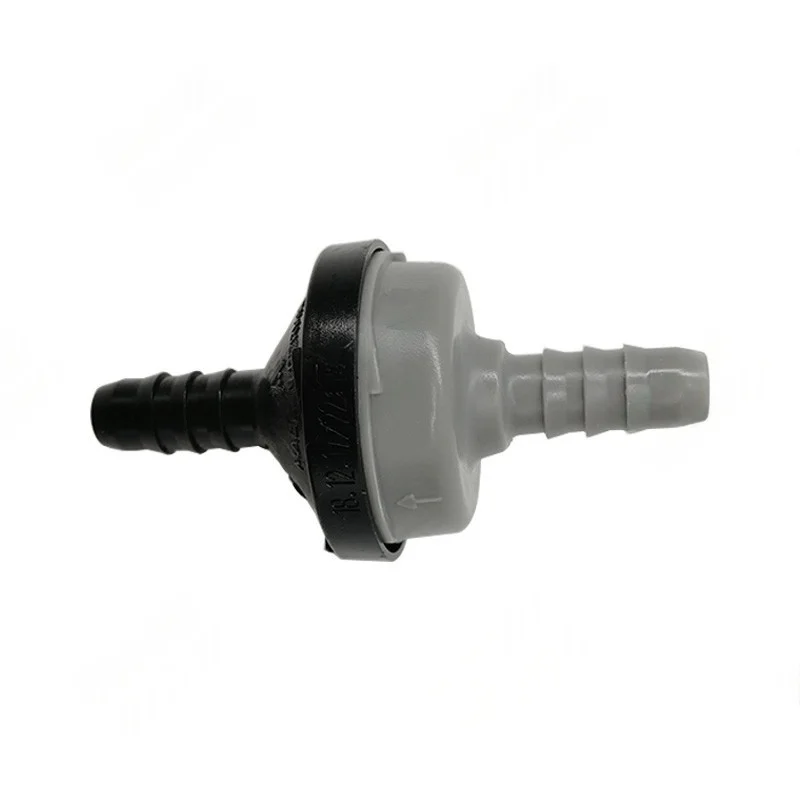ID6 black gray color plastic one-way valve non-return valve one way valve air pump vacuum check valve for car 2pcs a lot view 2