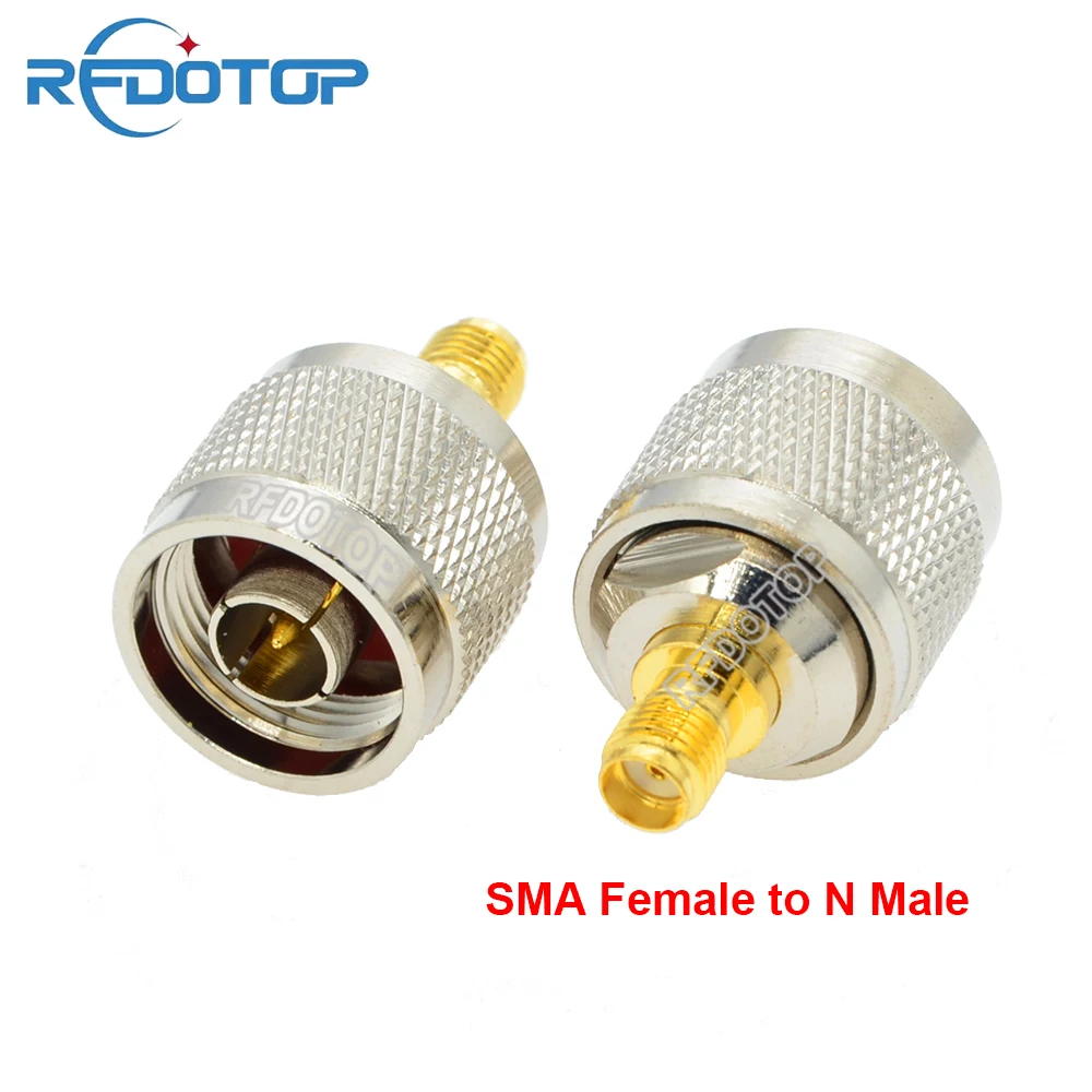 10PCS/lot SMA Female Jack to L16 N Male Plug Straight Connector for Wifi Radio Antenna L16 N-J to SMA-K RF Coaxial Adapter