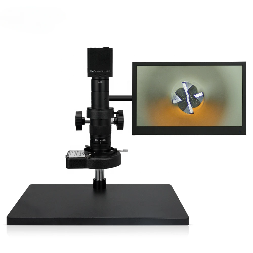 

industry microscope 16MP H-D-M-I pcb optical video digital microscope for H-D-M-I with 13 inch lcd screen price