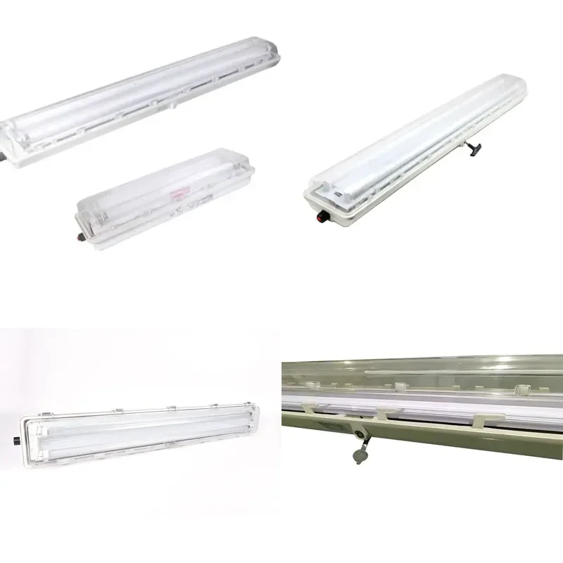 Industrial LED Explosion Proof Linear Light IP66 IIA IIB IIC Plastic Fluorescent Tube Lamp