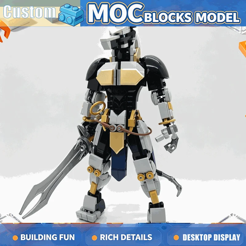 602PCS Ancient Egyptian Statue Building Blocks MOC Model Anubis Figure Creative Assembly Educational Christmas Gift Collection