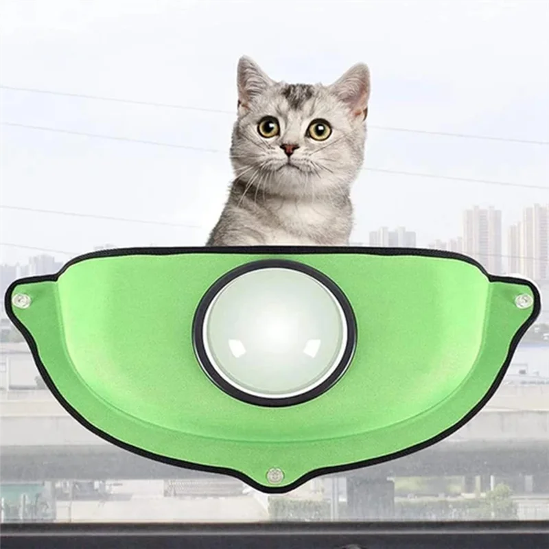 

AK25-Cat Window Perch Hammock Litter EVA Cat Nest Window Suction Cups Seat Cat Shelves Sunbath Hammock Bed