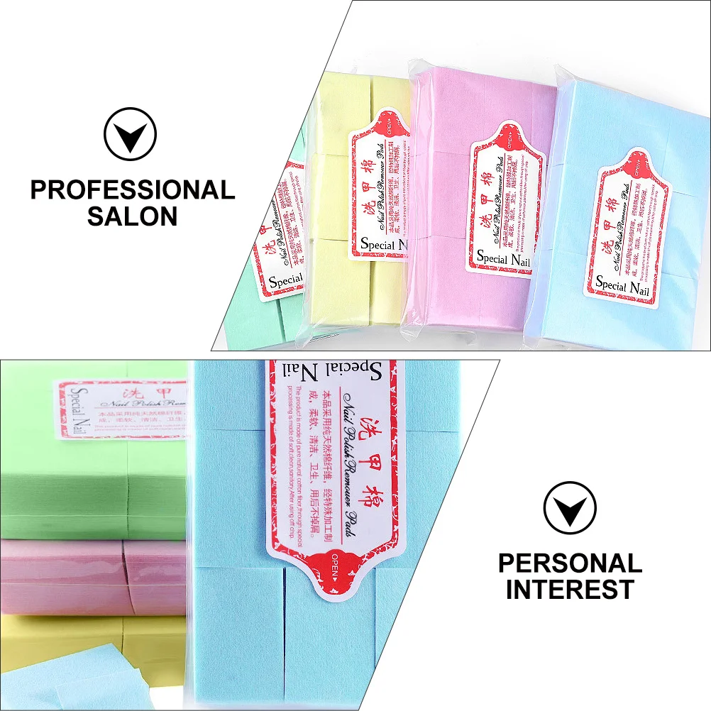 4 قطعة بقع التنظيف غير المنسوجة المتاح مزيل طلاء الأظافر منصات ل هلام الاكريليك الأظافر مانيكير مسح التصحيح مسمار أداة إزالة الصواميل #1