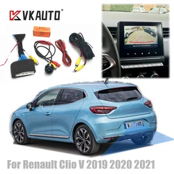 VKAUTO Rear View Camera For Renault Clio V Clio5 EasyLink 7/9.3 With Navigation 2019~2023 Reversing Backup Parking Camera