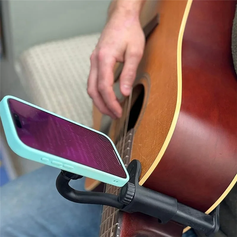 B72A Guitar Phone Holder Mount Guitar Magnetic Phone Holder Forlive Streaming Teaching