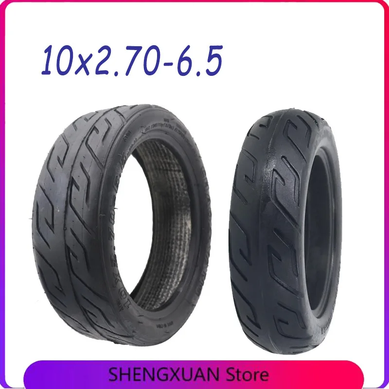 10x2.70-6.5 electric scooter front and rear wheels tubeless wear-resistant tires 10 * 2.70-6.5 vacuum tires