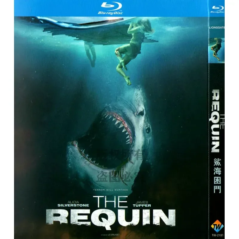 

Blu-ray American Adventure Thriller Movie Shark Sea Trap High Definition Disc 1080P 1BD Disc Non-DVD Disc