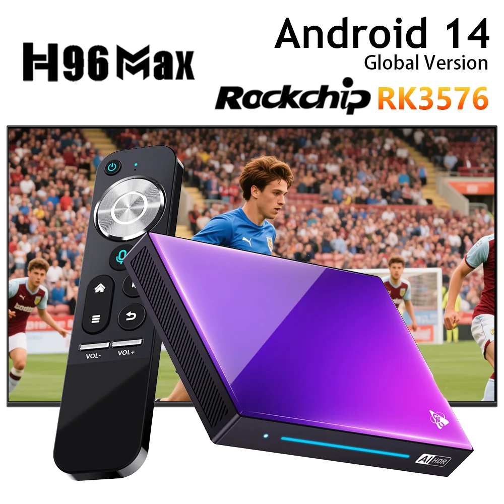 H96 MAX M9 AI Android 14 TV BOX Rockchip RK3576 8-Core 2.4G 5G Wifi6 BT5.4 1000M LAN 8K 4K 120fps 4GB 64GB 8GB 128GB #1