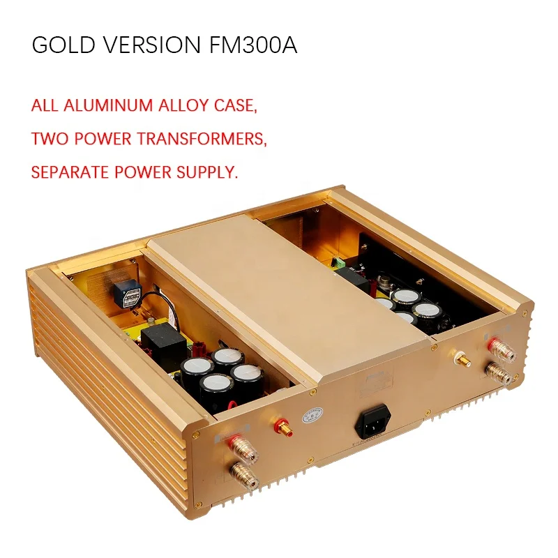 Brand for BRZHIFI FM300A Clone FM Series High End Class AB Power Amplifier 150W*2 Audiophile Stereo Amp Hifi Home