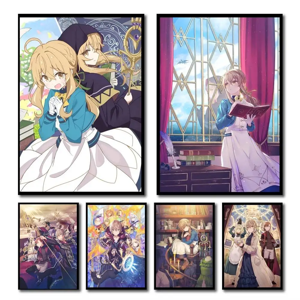 Anime Secrets of The Silent Witch Posters HD Print Vintage Wall Art Decor for Home Study Room