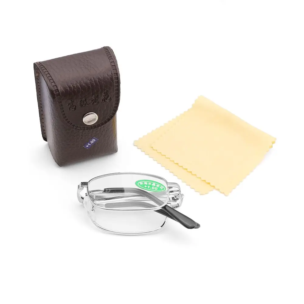 Unisex Foldable Eyewear Bifocal Reading Glasses Vision Care Eyeglasses +1.00~+4.0 Diopter