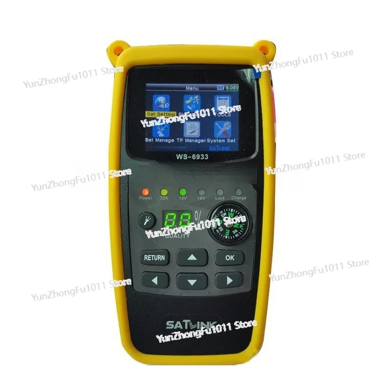 WS-6933 DVB-S2 Band Digital SatelliteFinder Meter WS6933 vs GT MEDIA V8 Finder,Compass Star Finder