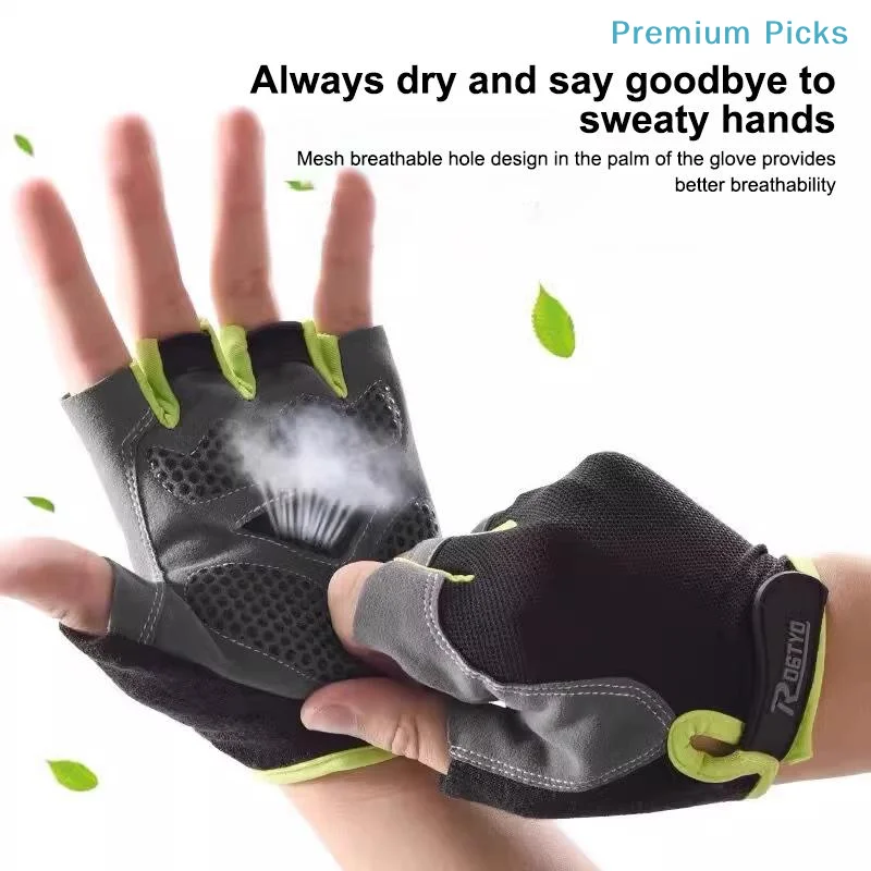 ถุงมือออกกำลังกายแบบครึ่งนิ้วพ - Workout Glove Gym บทวิจารณ์และราคา