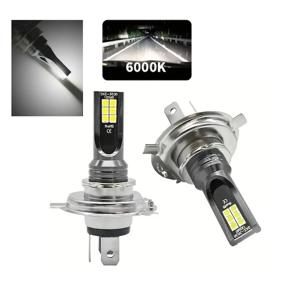 H7 LED Headlight Bulb Beam Kit 12V-24V 55w High Power LED Car Light Headlamp 6000K Auto Headlight Bulbs DRL White