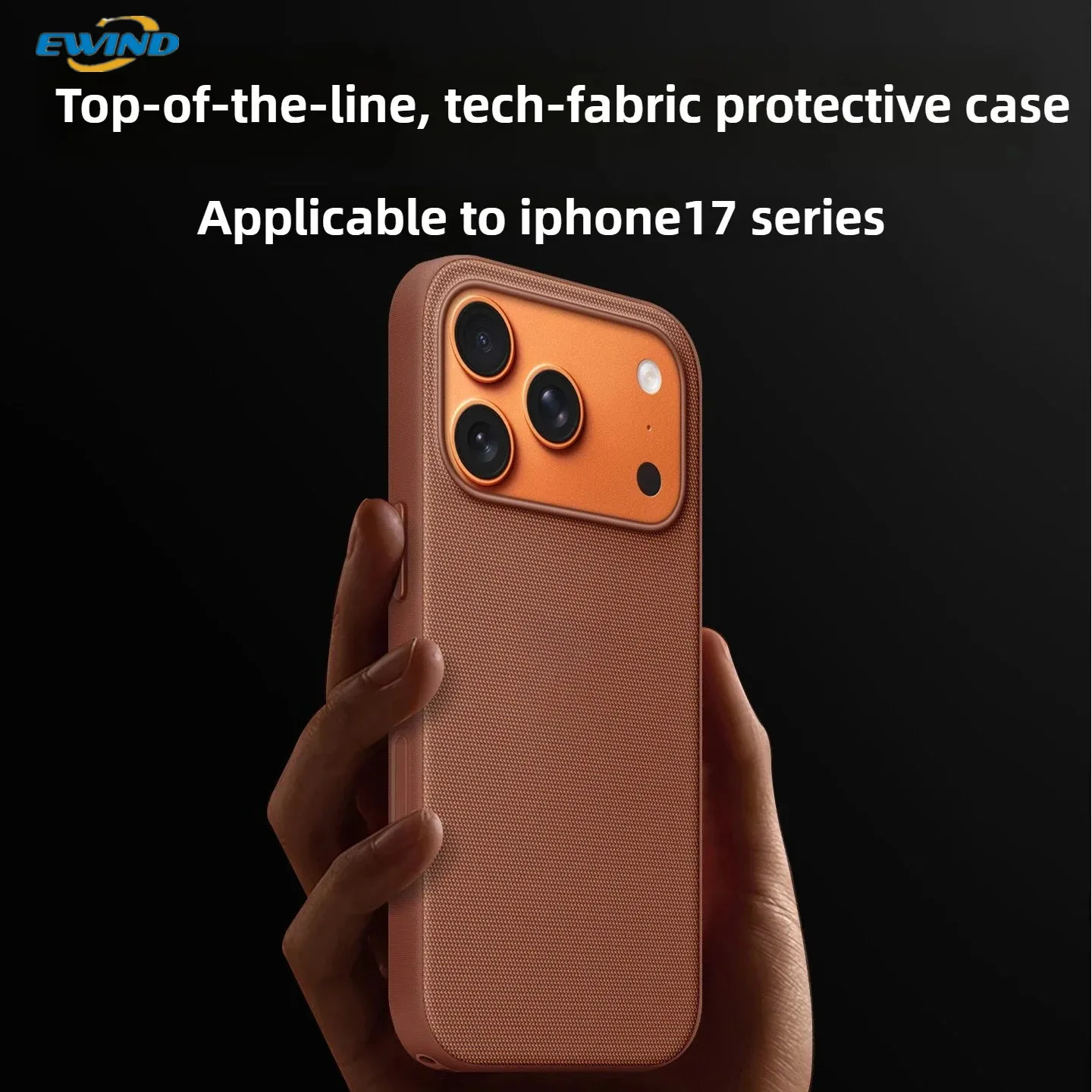 

Оригинальный тканый чехол с высококачественной технологией для IPhone 17 Air Pro Max, защитный чехол с магнитной беспроводной зарядкой и кнопкой AI