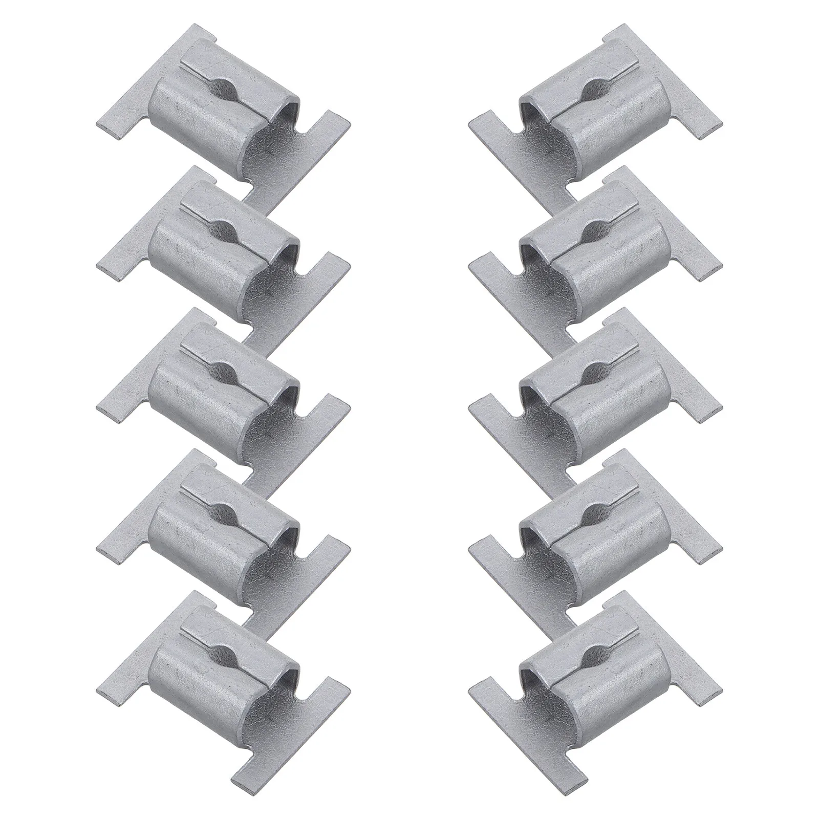 30Pcs Mudguard Fixing Clips Steel U-Type Fasteners for Car Splash Shield Retainer Clip Bumper Holder Automotive Body Parts